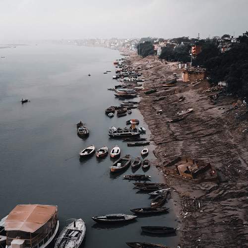 The Ganges River of Varanasi.