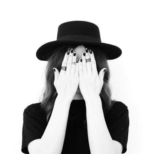 Woman with hat