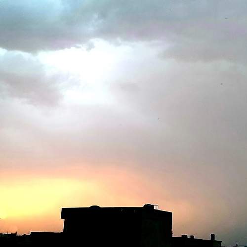 CLOUDS AT SUNSET