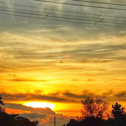 Roads and Sunset