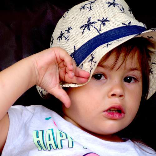 Zara in hat