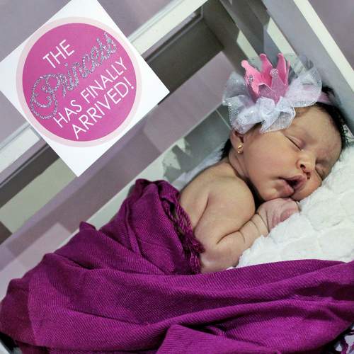 The princess has finally arrived!