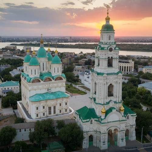 Астраханский кремль на закате