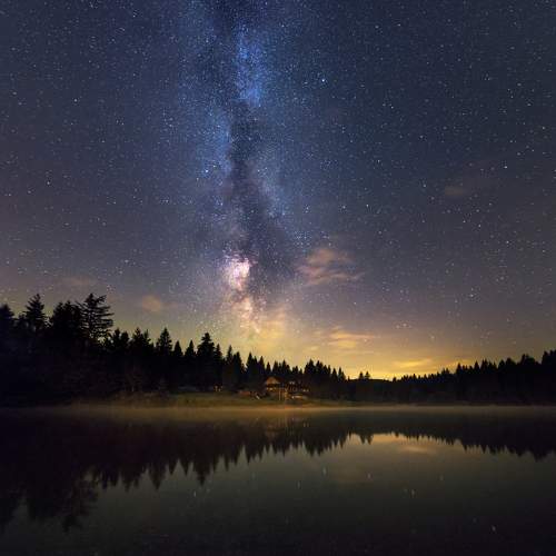 Milky Way to the lake