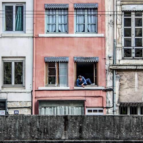 The boy at the window