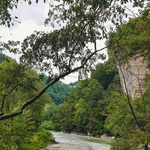The crossing river