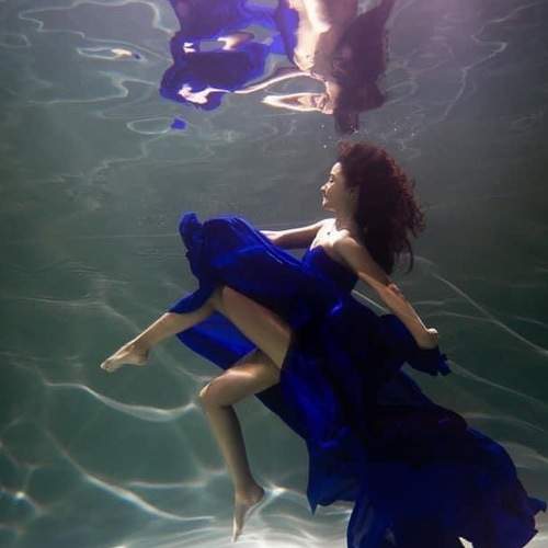 Mermaid in blue