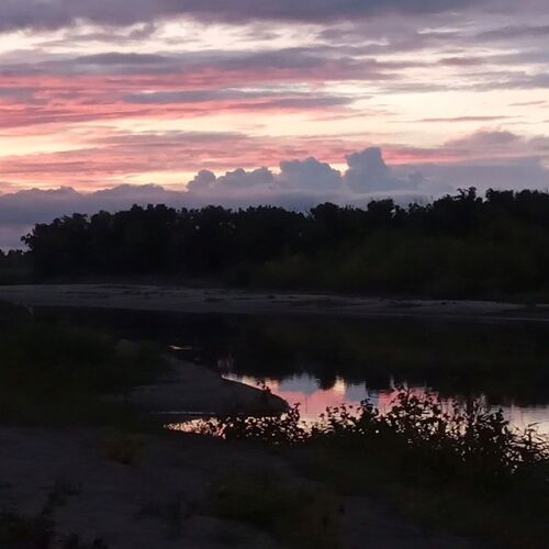 Закат.