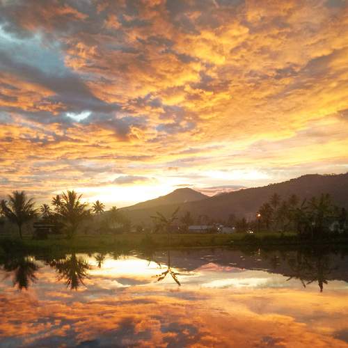 Magical sunset
