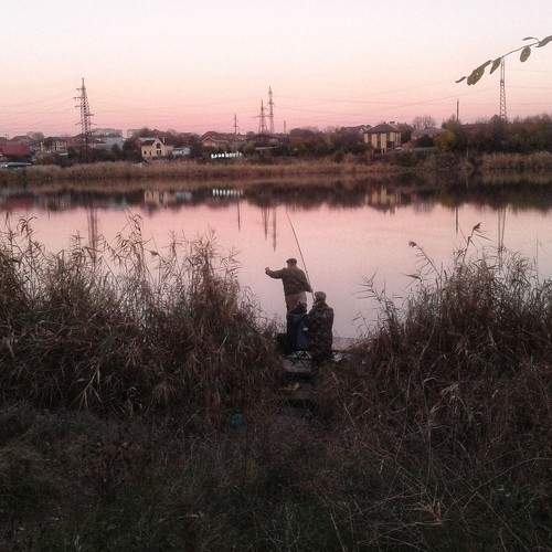 Вечерняя рыбалка.