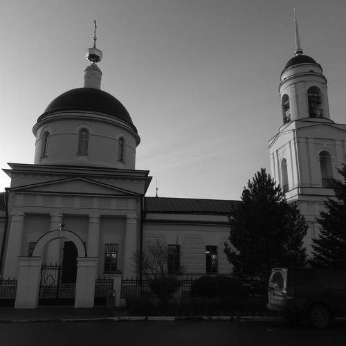 Храм в селе Радонеж Московская Область.
