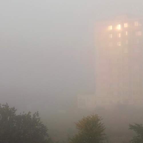 Туман в городе