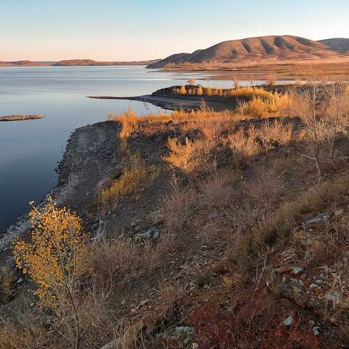В лучах заката