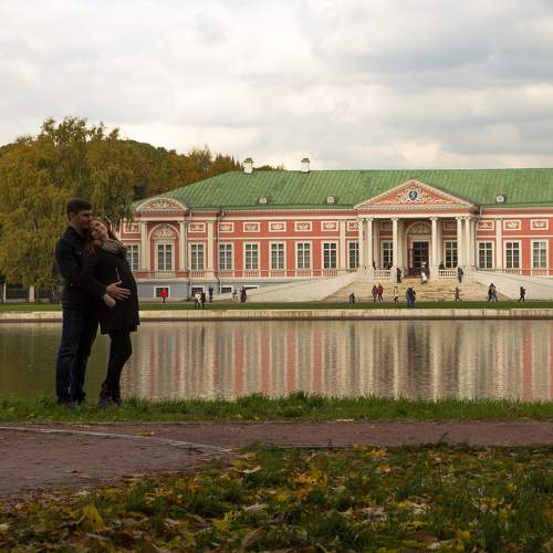 В Кусковском парке