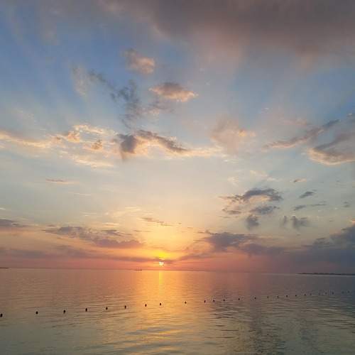 Sunset of Caspian Sea