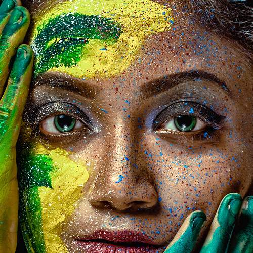 The Vibrant Shaded Portrait