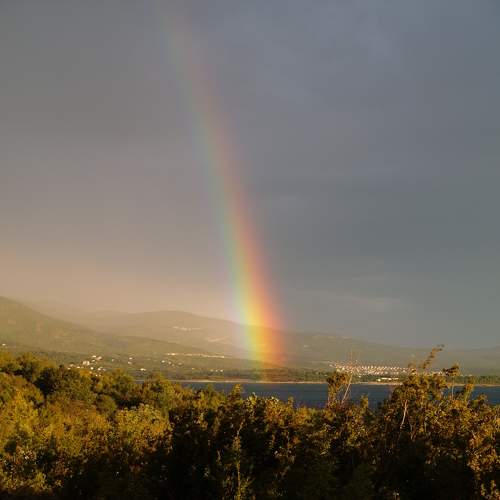 rainbow in Maslenica