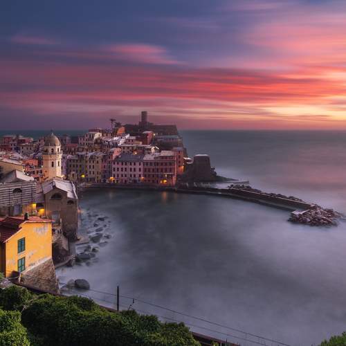End of a Sunset in Vernazza