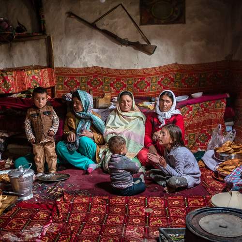 Wakhi family of Northern Pakistan
