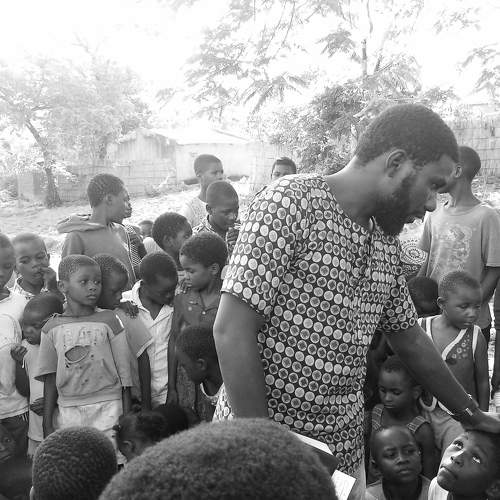 Children praying