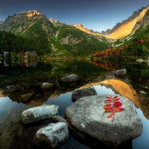 Autumn sunset