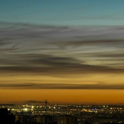 Atardecer en Madrid