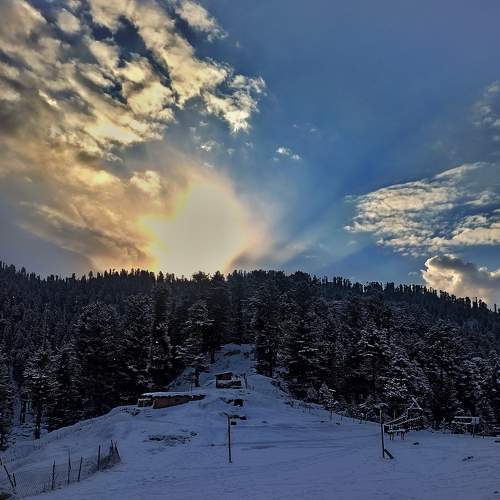 Agsi beautiful sunset in winter
