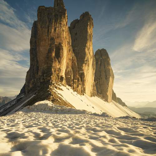 Golden peaks