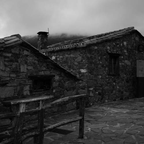 stone houses in a small village