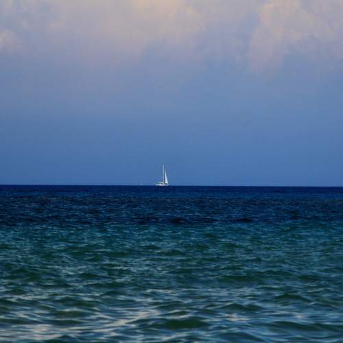 Blue minimalism, time minimalism