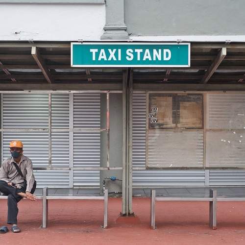 last taxi stand