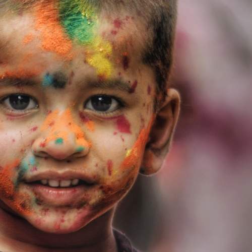 The 'Painted' child