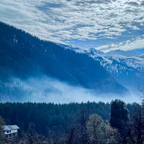 Old Manali Balcony View