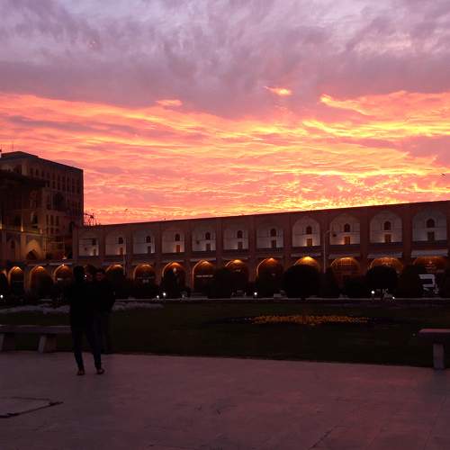 Fire in sky