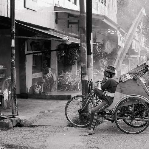 Bycicle Rickshaw (Becak)