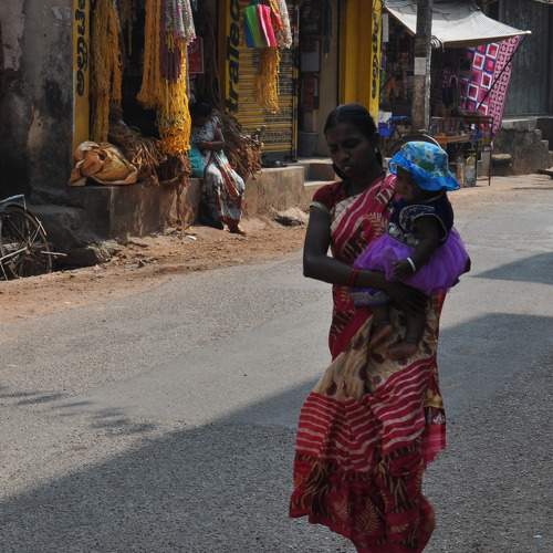 India and child