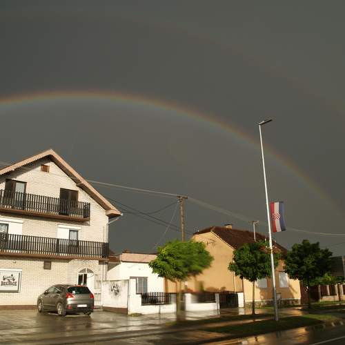 Rainbou in my town-Croatia