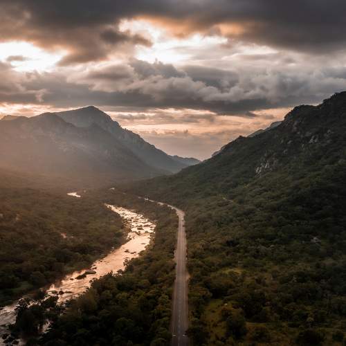 Landscape of Mpageni Pass