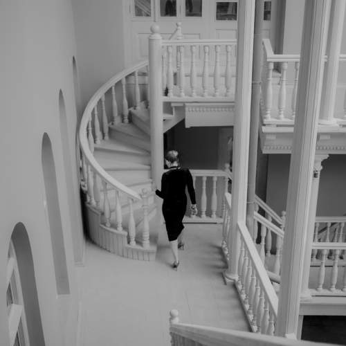 Lady in black