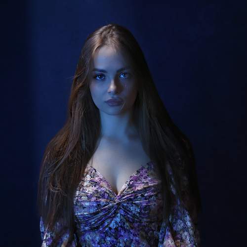 Ведьмочка в синем цвете. Witch in blue