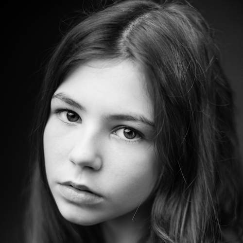 Girl in black