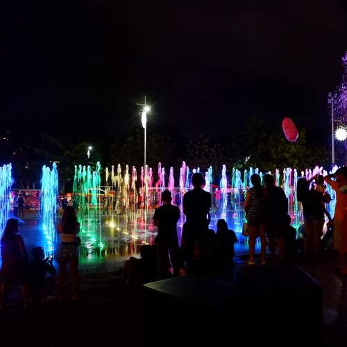 Musical Dancing Fountain at Kartilya ng Katipunan