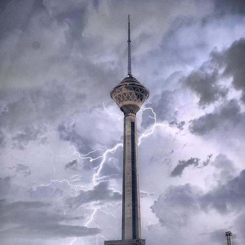 Sky with art