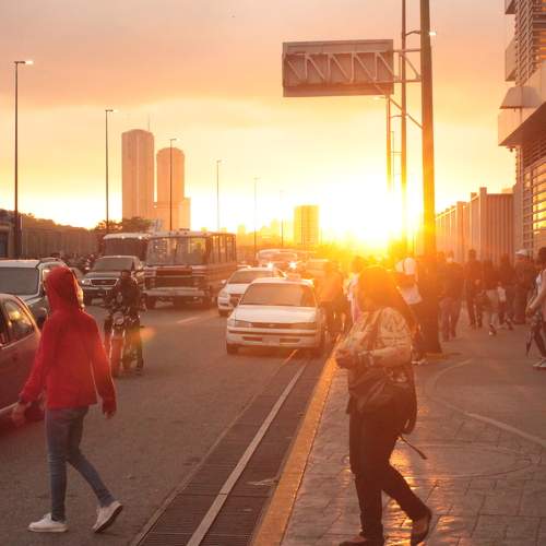 atardecer