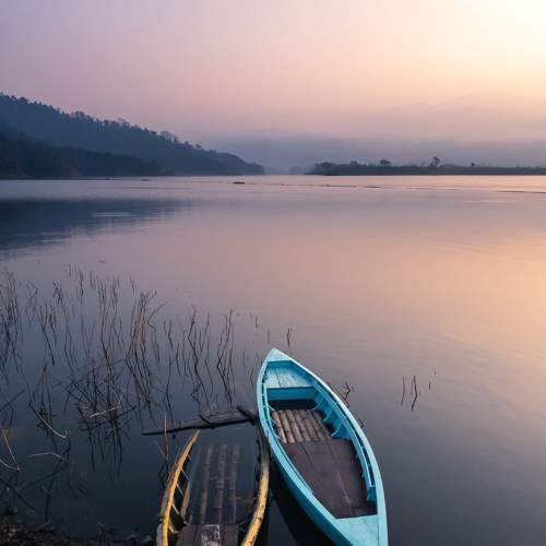 two romantic boats