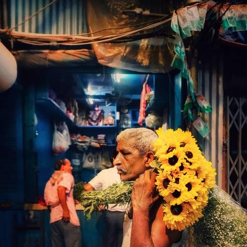 Let the day be as colorful as a flower.