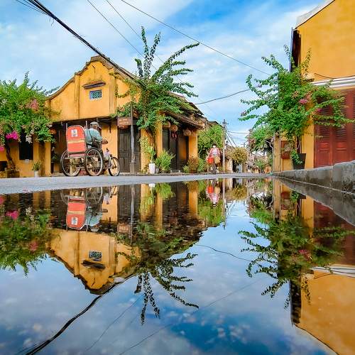 Street Corner After the Rain