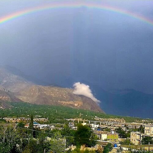 Rainbow in Gilgit