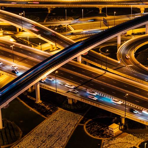 The beautiful Bridges of Dubai