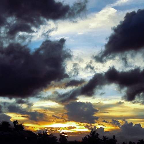 Sunset...
